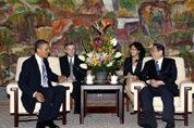 Shanghai Party chief meets U.S. President Obama