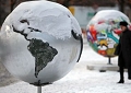 Colorful globes in Copenhagen