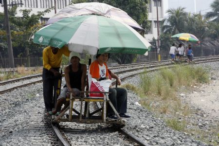 Petroleum price too high? Try this manual wooden train 