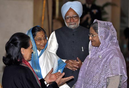 India confers Indira Gandhi Peace Prize to Bangladeshi PM