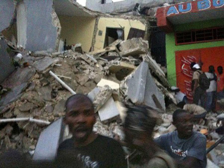 Strong earthquake hits Haiti