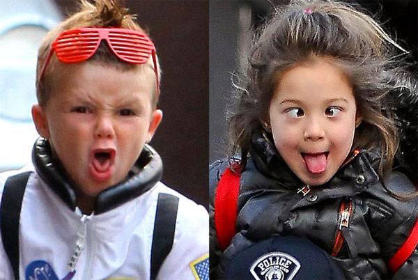 Cute children of Hollywood celebrities in twos