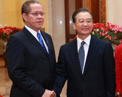 Chinese premier vows to bolster political, economic ties with Jamaica