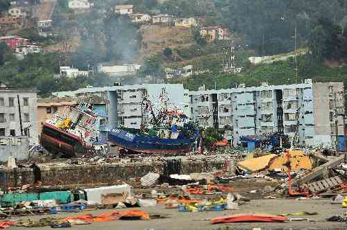 Quake-devastated Chilean city