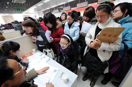 Job fairs held in Nanjing for female university students