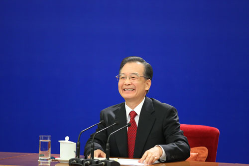 Premier Wen holds press conference after NPC session ends