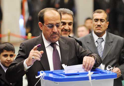 Maliki leading in 60 pct of total votes in Baghdad  