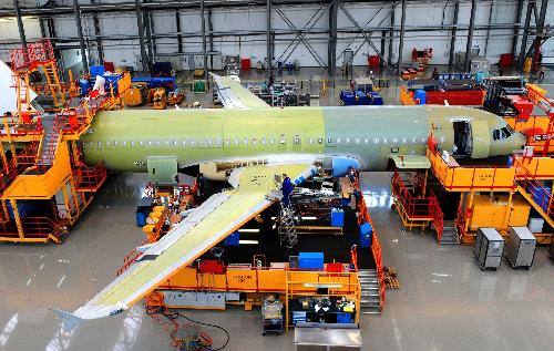Airbus A320 equipped with China-made wings 