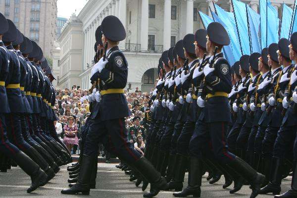 Ukraine holds military parade to mark 65th anniversary Victory Day