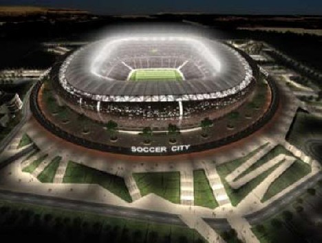 The FNB Stadium in Johannesburg