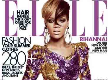 Rihanna becomes Elle's cover girl