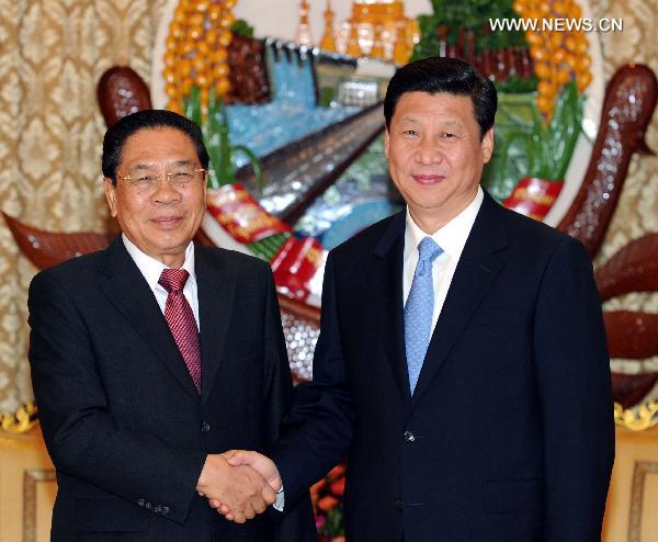 Chinese vice president meets with Lao party leader 