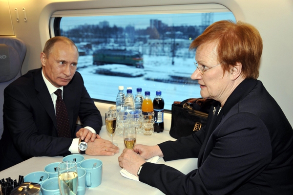 Russia, Finland launch speed train