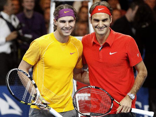 Federer beats Nadal in charity match