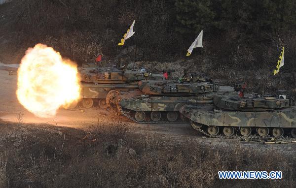 S Korea begins large-scale drills near border with DPRK