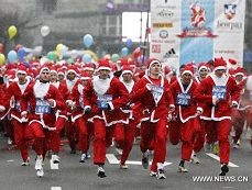 Santa Claus race