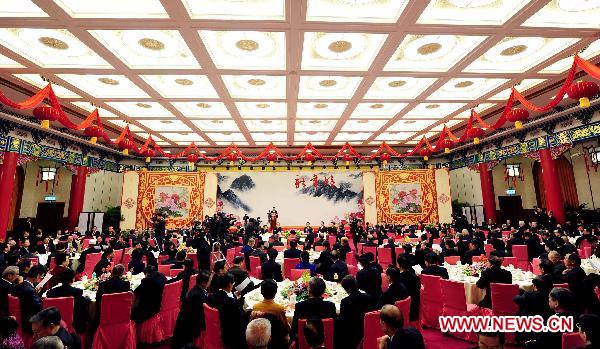 Chinese leaders celebrate New Year with political advisors