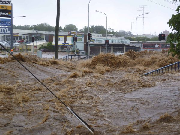 Flash flood turns Australia's Queensland city streets into rivers