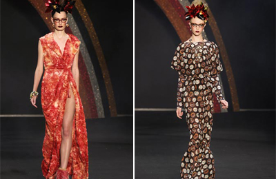 Multi-colored Alessa's collection sweeps Fashion Rio winter 2011
