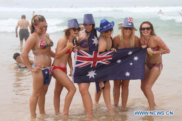 Australia Day celerated in Melbourne, Sydney