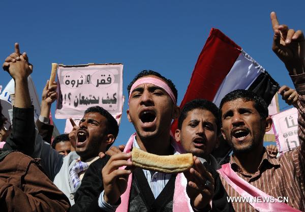 Massive protests erupt in Yemen to demand ouster of president