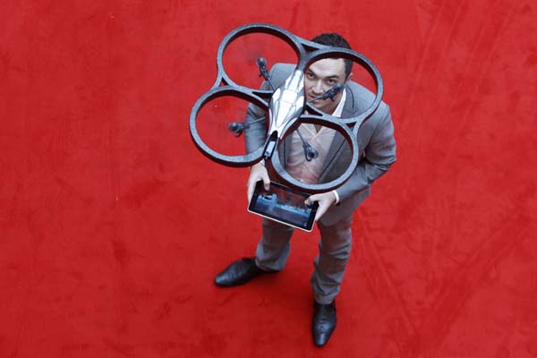 World's 1st quadricopter AR.Drone unveiled at 62th Int'l Toy Fair