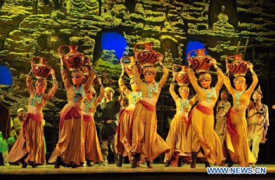 Dance drama "Dunhuang My Dreamland" performed in Lanzhou