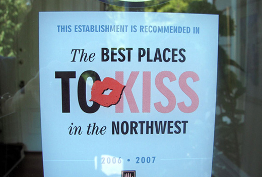 The Best Places to Kiss on Valentine's Day