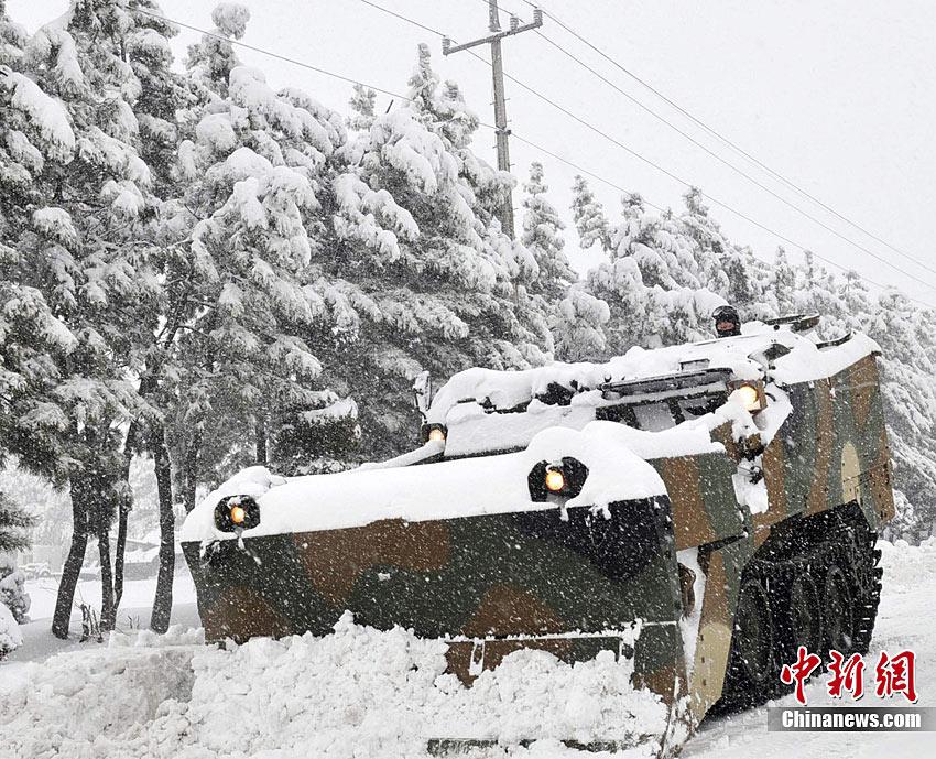 Hundreds of houses collapse as blizzard ravishes S Korea