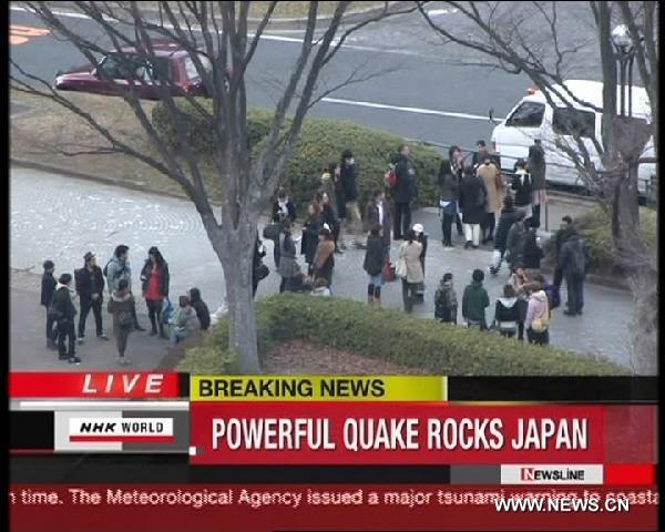 8.8 magnitude earthquake rocks Japan, tsunami warning issued 