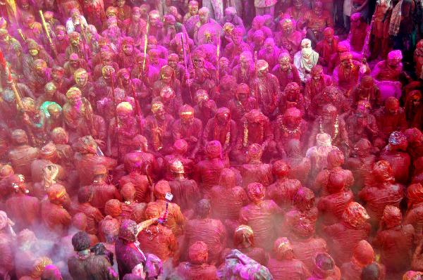 Holi -- festival of colors in India
