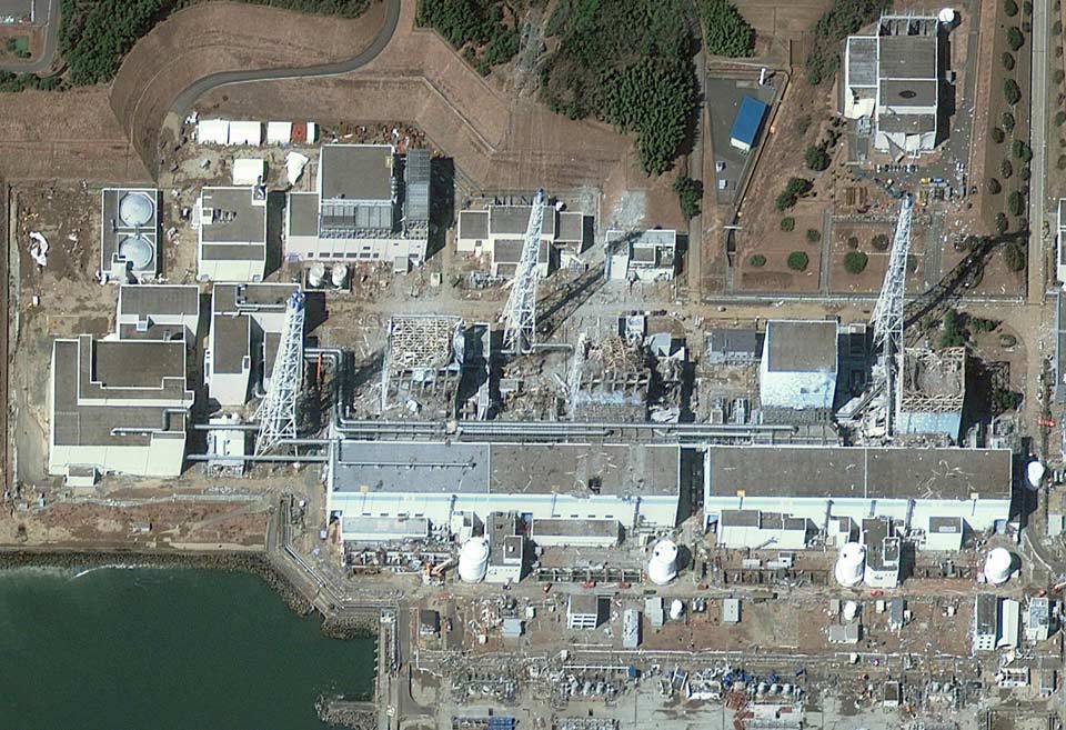 Panorama of Fukushima Daiichi Power Plant
