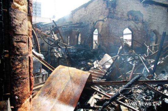 108 shops gutted in fire in Karachi