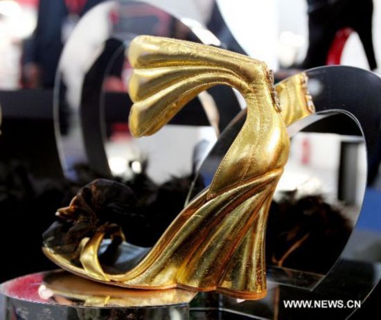 Shoe creations presented at CHIC in Beijing