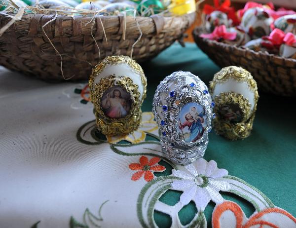 Traditional Easter egg exhibition opens in Kirchberg an der Pielach, Austria