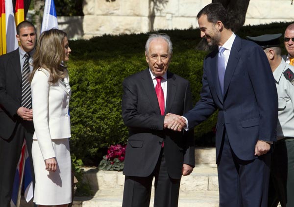 Spain's crown prince visits Israel 