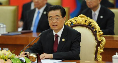 Hu stresses world peace, stability at BRICS summit