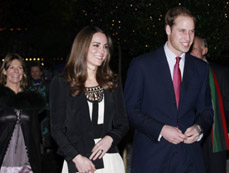Prince William, Kate arrive at Thursford Collection