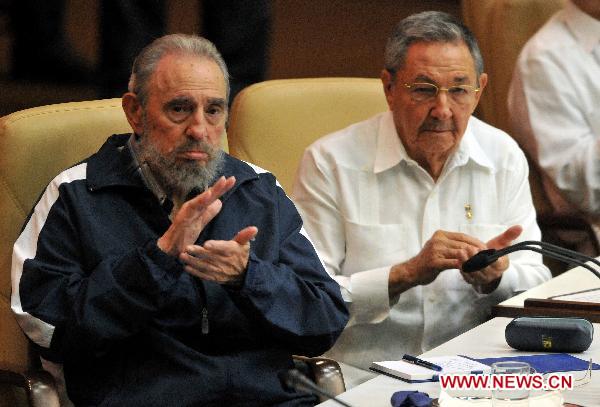 Raul Castro elected Cuban Communist Party chief 