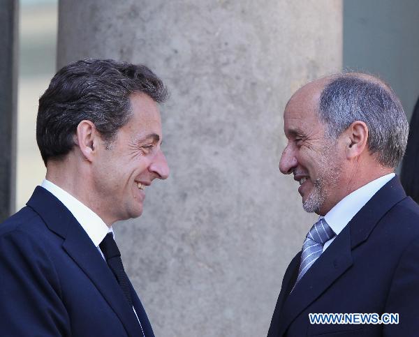 France's Sarkozy promises to intensify air strikes in Libya 