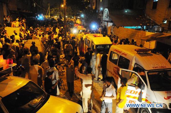 15 killed, over 30 injured in blast in Karachi, Pakistan