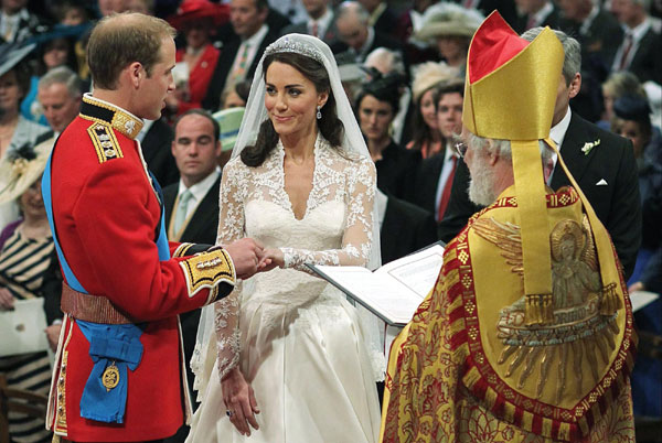 William and Kate marry as world watches
