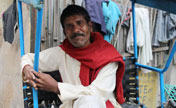 Hard life of rickshaw drivers in India