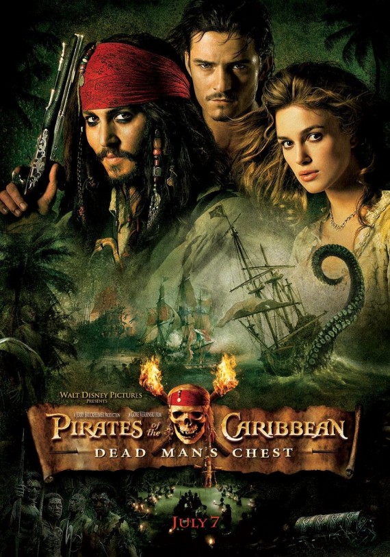 No. 3 Pirates of Carribean (Photo/Xinhua)
