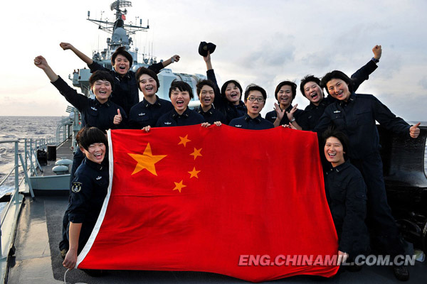 A joint taskforce of the North China Sea Fleet of the Navy of the Chinese People’s Liberation Army (PLA) consisting of totally 7 warships including the “Harbin” guided-missile destroyer and the “Shijiazhuang” guided-missile destroyer conducted a routine high-sea training in the waters of the western Pacific Ocean in early and mid October of 2012，in a bid to improve the high-sea defense and combat capabilities of the joint taskforce. (Chinamil.com.cn/Qian Xiaohu)