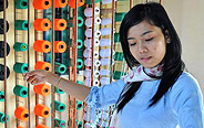 Traditional textile produced in Vietnam