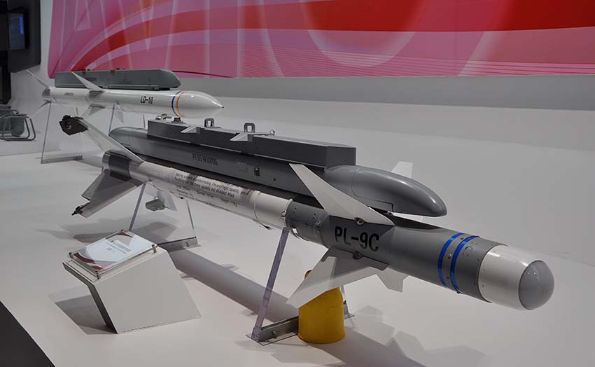 PL-9C Short Range IR Air-to-Air Missile (People’s Daily Online/Zhai Zhuanli)