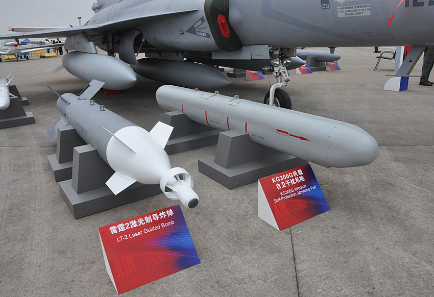 A JF-17 fighter jet is on display at Airshow China 2012 in Zhuhai, south China's Guangdong province. The JF-17 is jointly developed and produced by China National Aero-Technology Import and Export Corporation (CATIC) and Pakistan Air Force. (People's Daily Online/ Zhai Zhuanli)