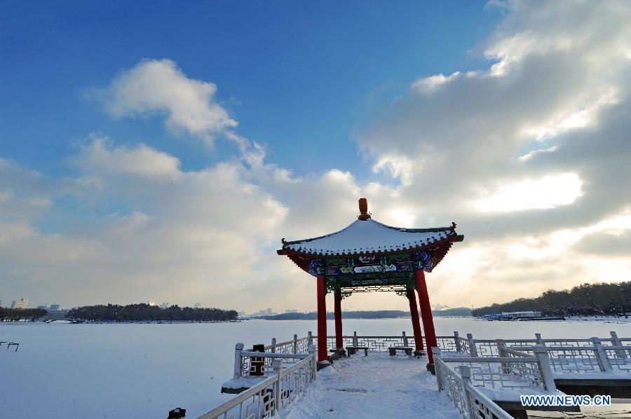 Photo taken on Nov. 19, 2012 shows the scenery after the snowfall in Changchun, capital of northeast China's Jilin Province. (Xinhua/Zhang Nan) 