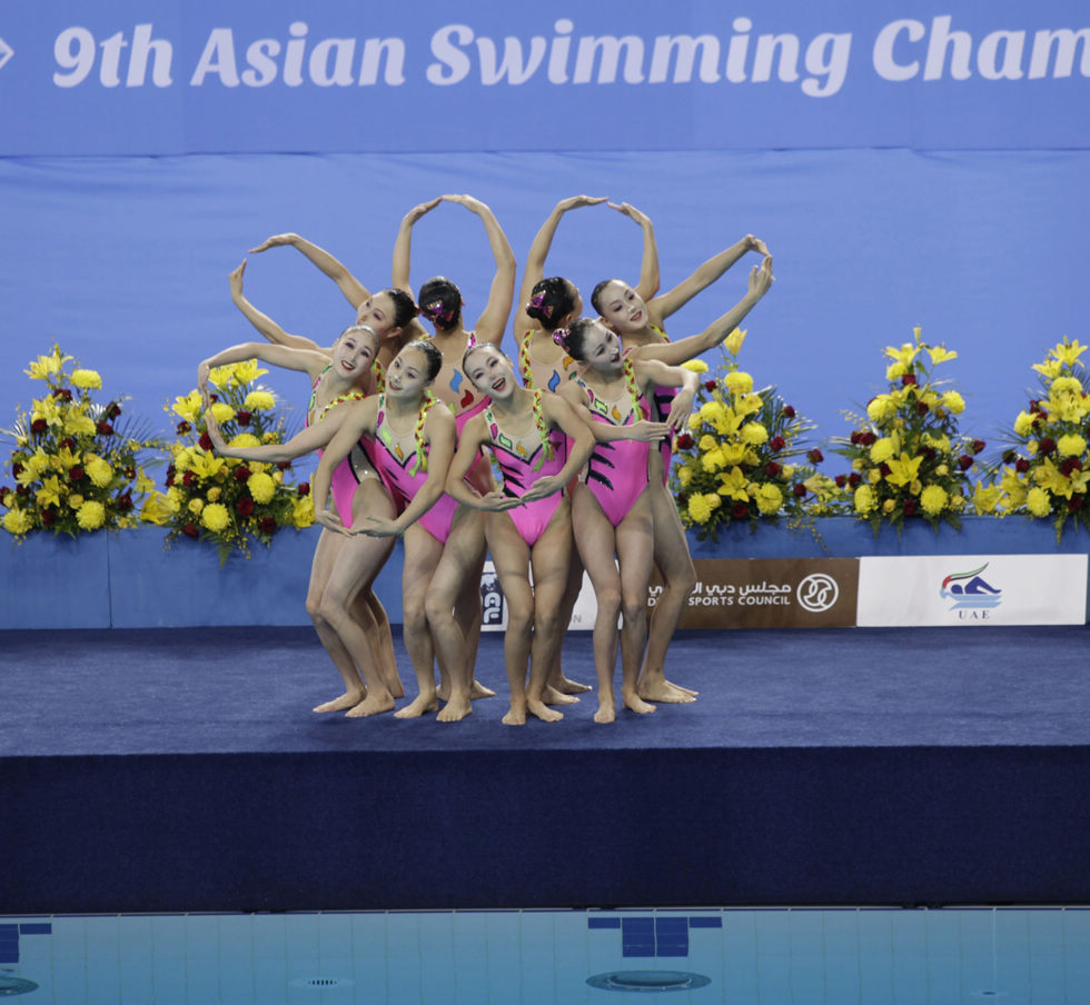 China claims title at Asian Synchronized Swimming Championships (7